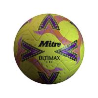 Mitre Ultimax One Football - Yellow/Orange/Purple - Size 5
